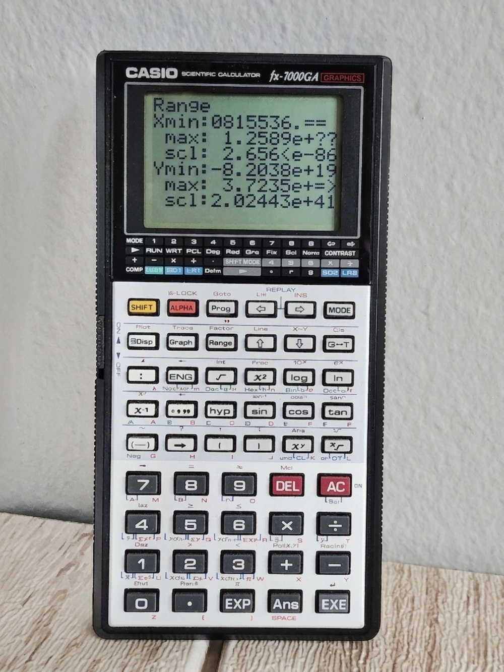 CASIO fx-7000GA Graphing Scientific Calculator — White/Black